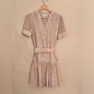 Michael Kors Drop Waist Mini Dress